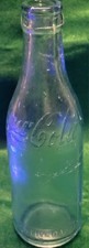 Vintage (1910) Straight Side Coca Cola Bottle - Live Oak FLA Aqua Glass 6 1/2 oz picture