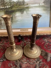 Vintage French Rococo Revival Style Brass Bronze Doré 9
