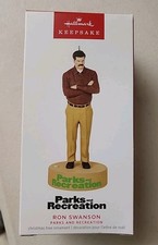 Hallmark 2023 Parks and Recreation RON SWANSON Ornament ~ NMIB picture