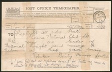HALL (THOMAS HENRY HALL) CAINE - AUTOGRAPH NOTE SIGNED 10/27/1904 picture