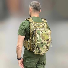 Rustic pouch-backpack for plate carrier with Molly, Multicam, Cordura, taUkraine picture