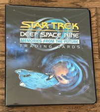 1999 STAR TREK DEEP SPACE NINE MEMORIES FROM THE FUTURE BINDER picture