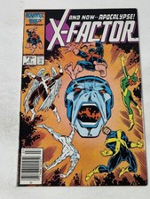 X-Factor 6 NEWSSTAND Marvel Comics 1st Full App Apocalypse Copper Age 1986 picture