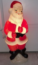 Vintage 1973 Carolina Enterprise Blow Mold of Santa 24” Tall picture