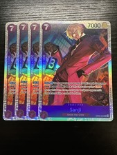 One Piece TCG Sanji SR OP09-065 Emperors in the New World Set 4x picture