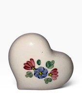 Cottage Core Vtg  Home Interiors Decorative Ceramic Hearts Wall Decor Pink Blue picture