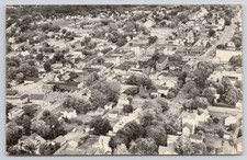 Aerial View of Carrollton Postcard Divided Back Unused Rhuark's Pharmacy Print picture