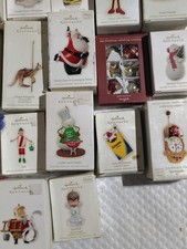 Hallmark Keepsake Ornaments Lot of over 75 pieces picture