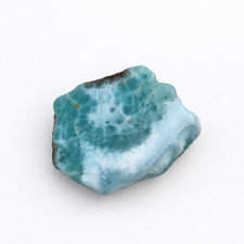 Untreated green blue rough Dominican Larimar 39mm picture