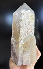 Large Ajoite In Quartz Crystal Specimen, Messina Copper Mine, S. Africa picture
