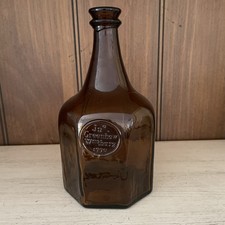 RARE Colonial Williamsburg Hand Blown Blenko Glass Flask 1948-51 picture