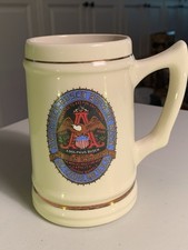 Vintage 1980’s Anheuser Busch Brewing Association St. Louis Missouri Gold Trim picture