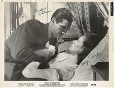 Bradford Dillman Planet of the Apes. Suzy Parker Chamber of Horrors. Signed 10x8 picture