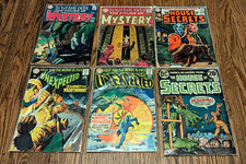 DC Comic Silver Bronze Age Horror Lot 6 House Mystery 174/180/186 Secrets 87/109 picture