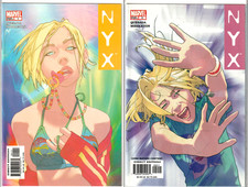 NYX #1-2 (9.6/9.8 NM+ AVG) MARVEL 2003 QUESADA/MIDDLETON 1st APPEARANCE CGC EM picture