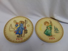 (2) 1971 & 72 First & Second Edition Plates 7 1/2