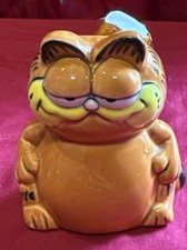 Vintage 1981 Garfield Toothpick Holder Jim Davis Enesco picture
