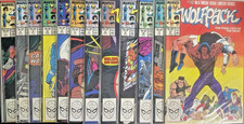 WOLFPACK COMPLETE SET #1-12  1st APPEARANCE  MAEVEL  1988  NICE picture