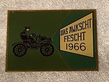 Vintage Auto Show Plaque - 1966 Das Awkscht Fescht - The August Festival picture
