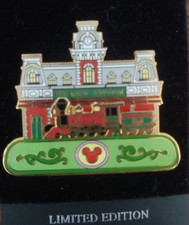 RARE LE Train Station Magic Kingdom Slider Disney Main Street WDW Park ride picture