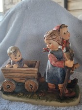 Goebel Hummel Pleasant Journey 406 Figurine Century Collection TMK-6 Mint W/Box picture