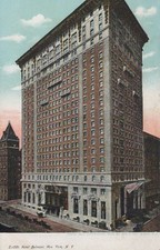 Hotel Belmont New York City NY Written On Vintage Undivided Back Post Card picture