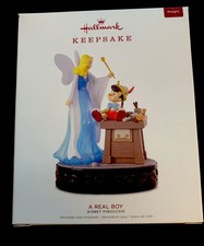 Hallmark 2018 Disney Pinocchio A REAL BOY Magic Ornament ~723-49 picture