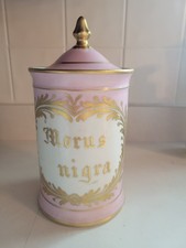 Vintage Stafford Japan Pink Porcelain Canister picture
