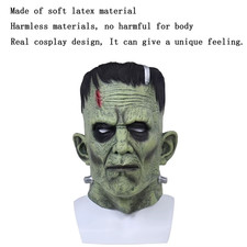 Frankenstein Monster Latex Mask Zombie Devil Halloween Costume Prop picture