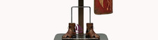 ZAIN Handcrafted Roman Gladiator Leather Sandals Medieval Warrior Boots W/Adjust picture