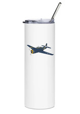 Grumman TBF Avenger Stainless Steel Water Tumbler with straw - 20oz. picture