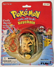 2000 Pokémon MEW Poké Ball Keychain #757-0 • Factory Sealed picture