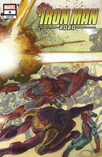 IRON MAN 2020 #6 (OF 6) BIANCHI CONNECTING VARIANT MARVEL COMICS TONY STARK picture