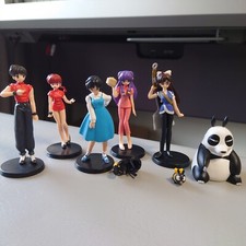 Ranma 1/2 Ranma (Girl) Ranma(Boy) Akane Ukyo Shanpou Genma P-chan figure picture