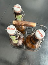 VINTAGE GROLSCH AMBER BROWN LAGER BEER BOTTLE W/PORCELAIN SWING TOP picture