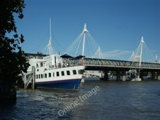 Photo 6x4 River Thames Near Hungerford Bridge London R.S.Hispaniola is mo c2009 picture