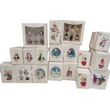 Hallmark Keepsake Ornament Cute Penguin Bundle 36 Santas Merry Crew South Pole picture