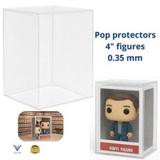 Lot 5 20 50 100 Collectibles Protector Case for Funko Pop 4 Inch Vinyl Figures picture