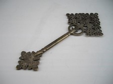ETHIOPIAN COPTIC BRASS HAND CROSS 11