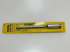 🇺🇸 Stanley Yankee USA Push Drill 03-043 w/ 8 Bits Drill Points - NEW Old Stock picture
