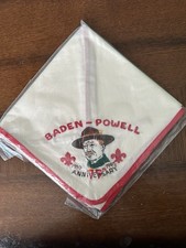 BSA 75th Anniversary 1985 Baden Powell Embroidered Chief Neckerchief picture