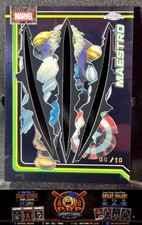 2026 Topps Chrome Marvel Maestro #133 Clawed Black Chrome /10 06/10 SSP picture