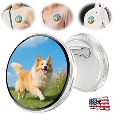 Electronic Badge,Digital Badge,Smart E-Badge LED Anime Pin with HD Touchscreen picture
