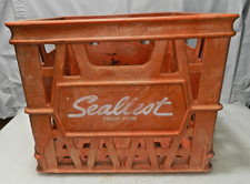 Vintage Sealtest Milk Crate  Amoco Structo-Cell Chicago ILL-13”x13”x11”  (L42J) picture