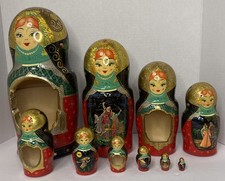 10 Piece Russian Nesting Doll Fairy Tale 
