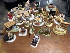 Vintage Sebastian Miniatures Hand Painted Ceramic Figurines Lot 22 Piece picture