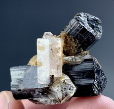 150 Ct Natural Tourmaline Crystal Bunch From Afghanistan picture