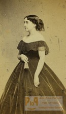 France Paris Stage Actress Singer Celine Montaland Old CDV photo Cremiere 1860s picture