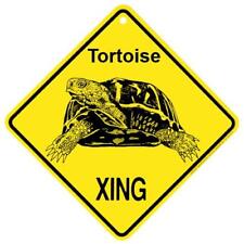 Tortoise Crossing Xing Sign New Turtle  14 3/8 x 14 3/8 picture