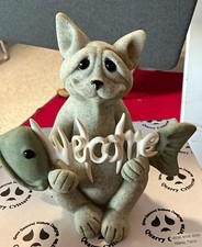 Quarry Critters Resin Cats Catch - Welcome 2006 picture